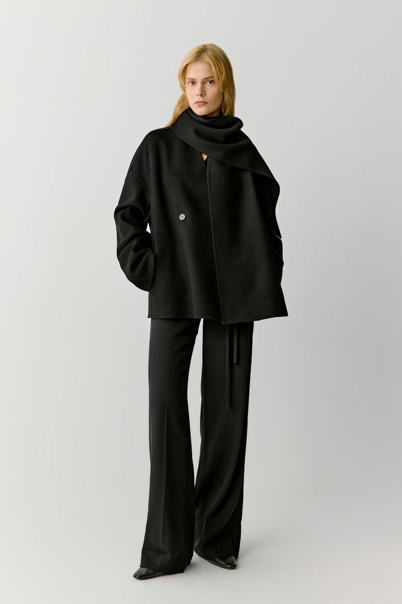 Alternative view of ICICLE Cashmere Scarf Coat