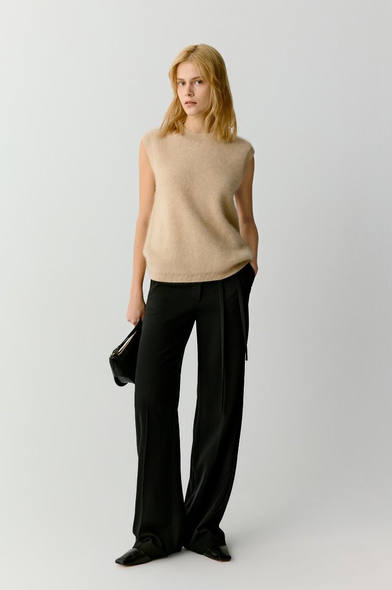 Alternative view of ICICLE Sleeveless Cashmere Jumper