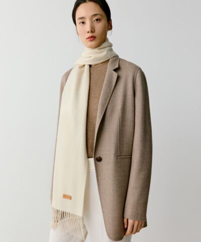Alternative view of ICICLE Fringe Cashmere Scarf