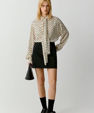 Alternative view of ICICLE Stretch Denim Miniskirt