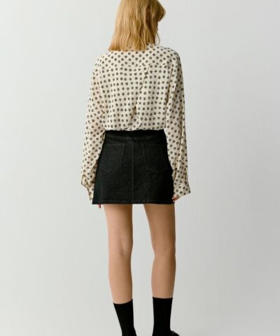 ICICLE Stretch Denim Miniskirt - Image 3