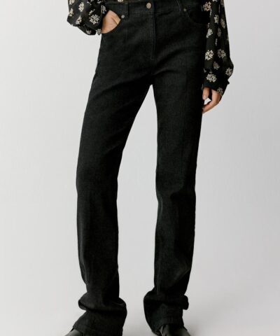 ICICLE Straight Leg Stretch Denim Jeans - Image 4