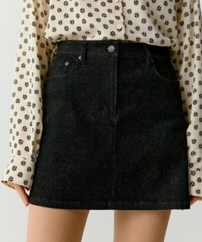 ICICLE Stretch Denim Miniskirt - Image 4