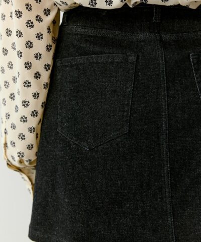 ICICLE Stretch Denim Miniskirt - Image 5