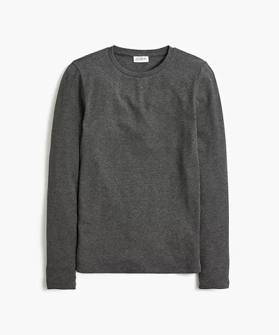 J. Crew Factory long-sleeve ribbed everyday tee - Image 3