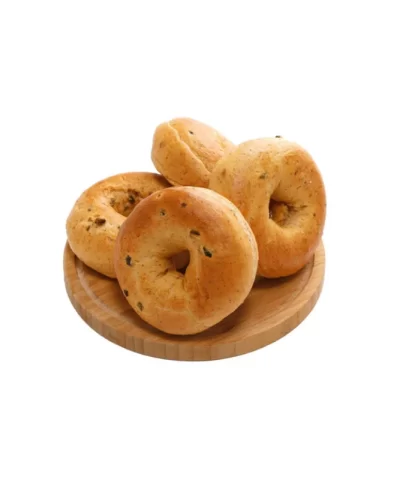 Alternative view of Jalapeño Cheddar Bagel