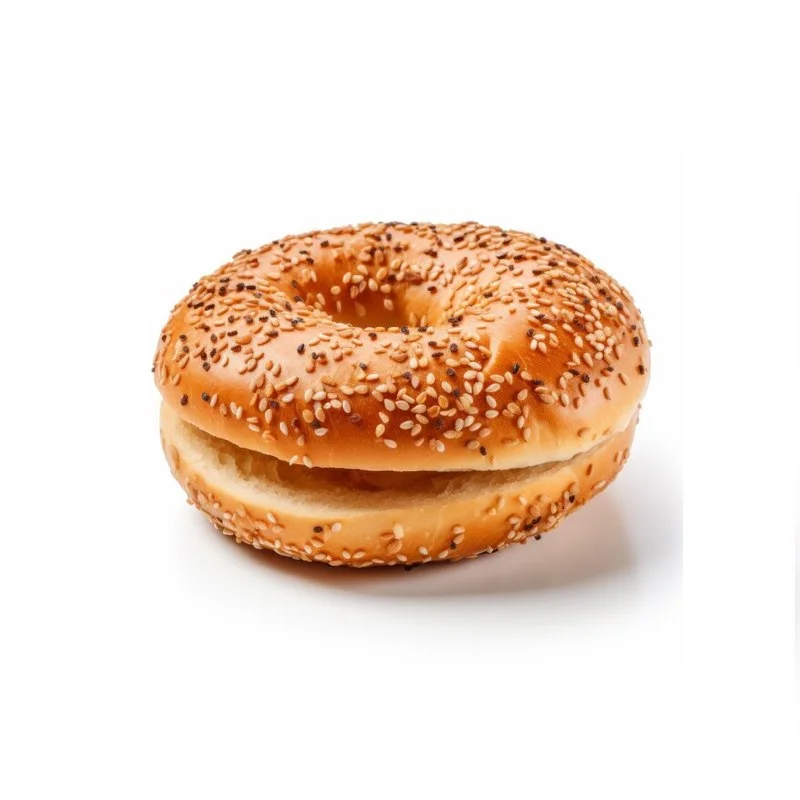 Alternative view of Flat Sesame Bagel