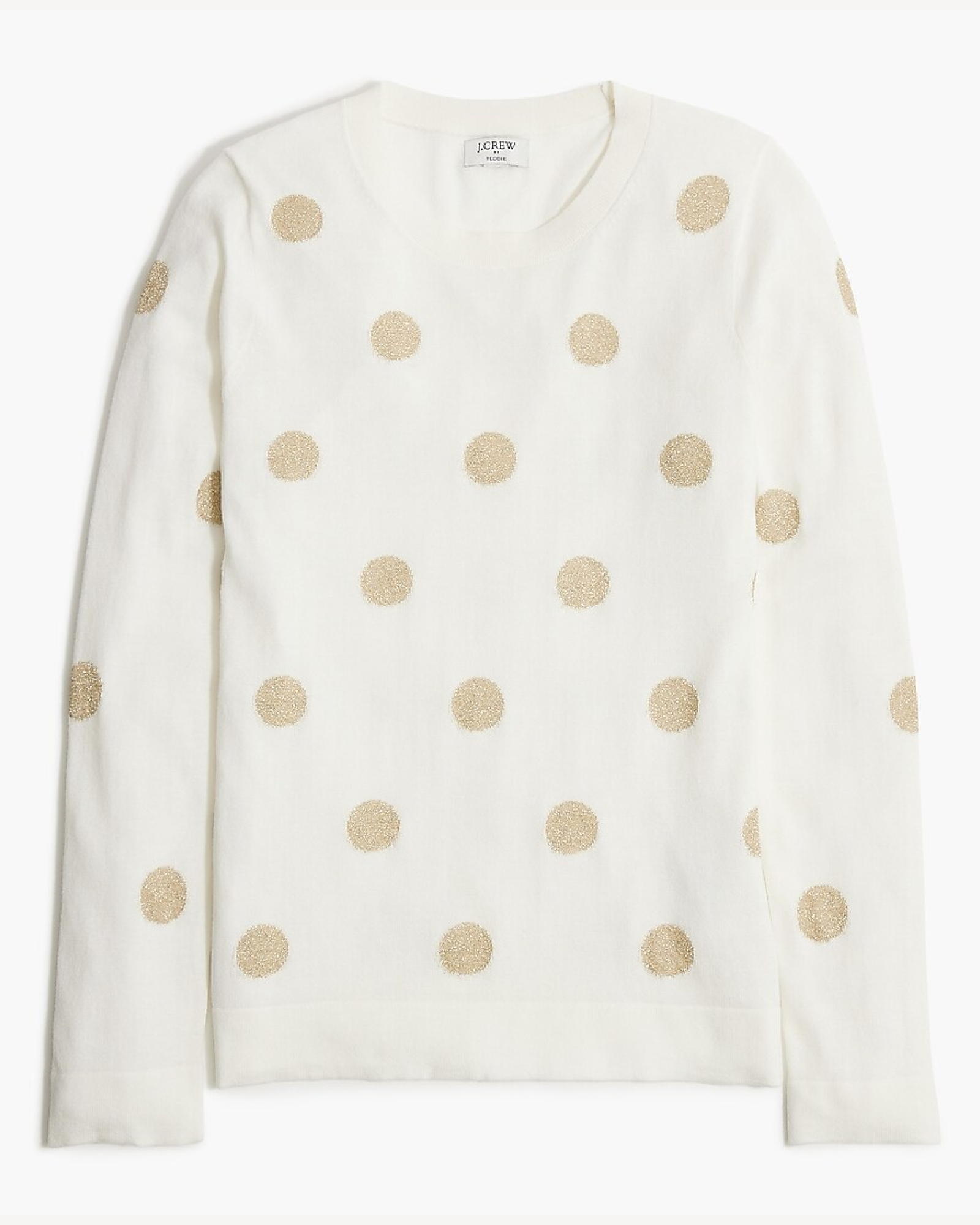 Alternative view of J. Crew Factory Metallic dot Teddie sweater