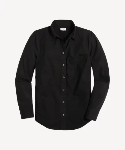 J. Crew Factory Button-up cotton poplin shirt in signature fit - Image 4