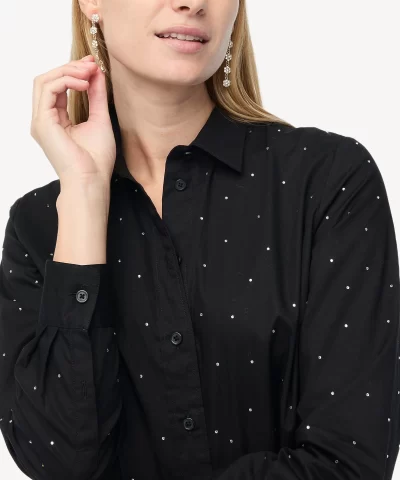 Alternative view of J. Crew Factory Rhinestone modern button-down