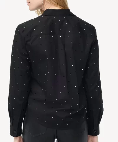 J. Crew Factory Rhinestone modern button-down - Image 3