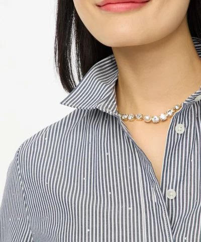 J. Crew Factory Rhinestone modern button-down - Image 10