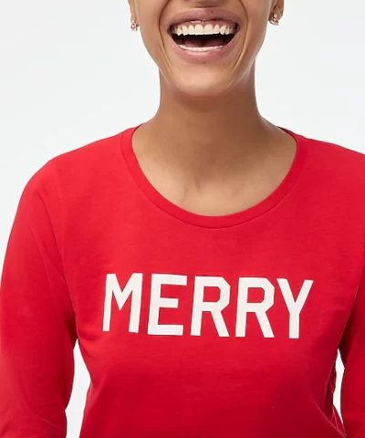 J. Crew Factory "Merry" graphic tee - Image 2