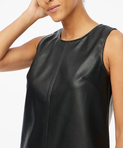 Alternative view of J. Crew Factory Faux-leather shell