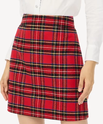 Alternative view of J. Crew Factory Tartan A-line skirt