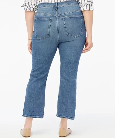 J. Crew Factory Flare crop jean in signature stretch - Image 6