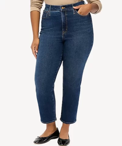 J. Crew Factory Essential straight jean in all-day stretch - Image 4