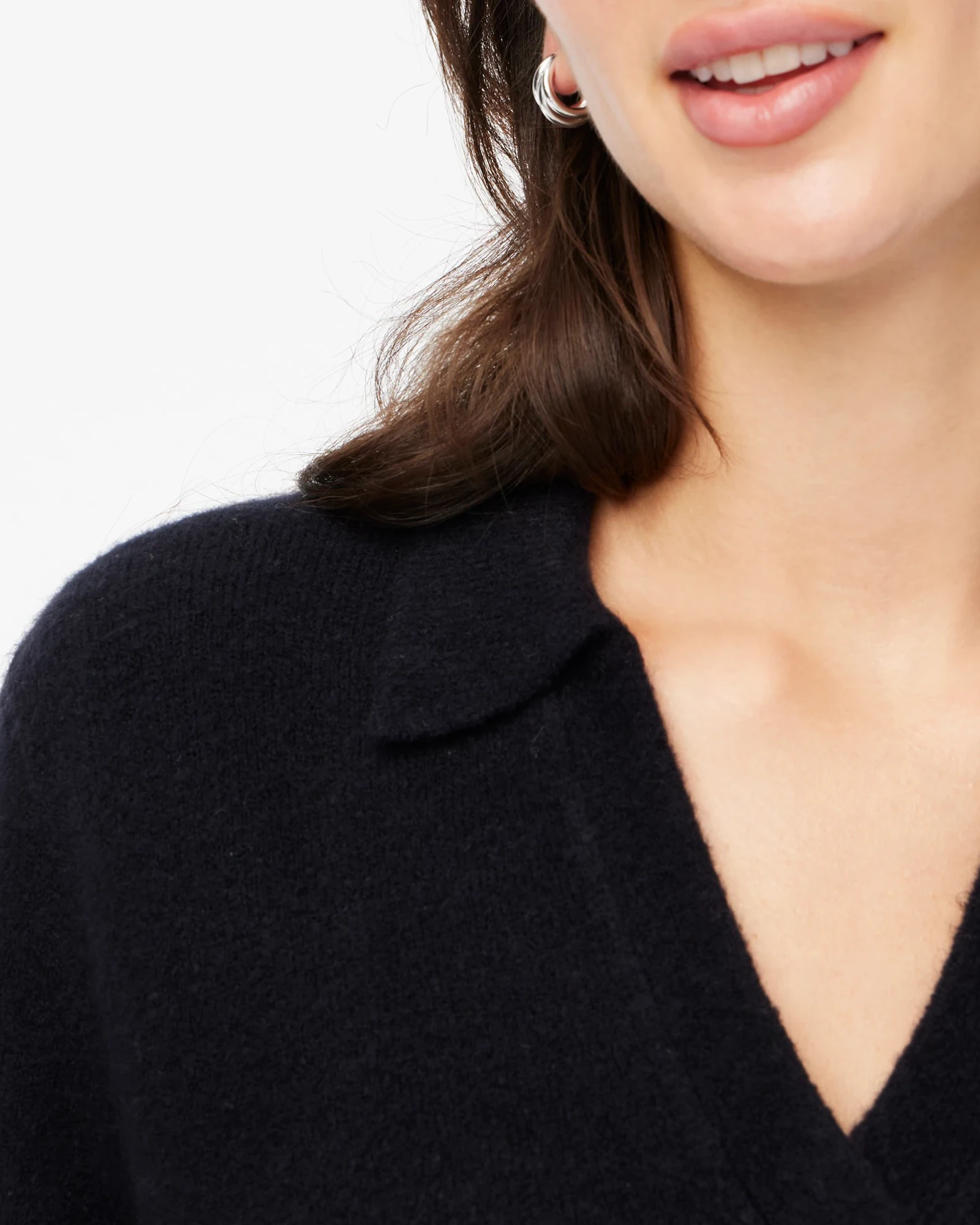 Alternative view of J. Crew Factory sweater-polo in extra-soft yarn