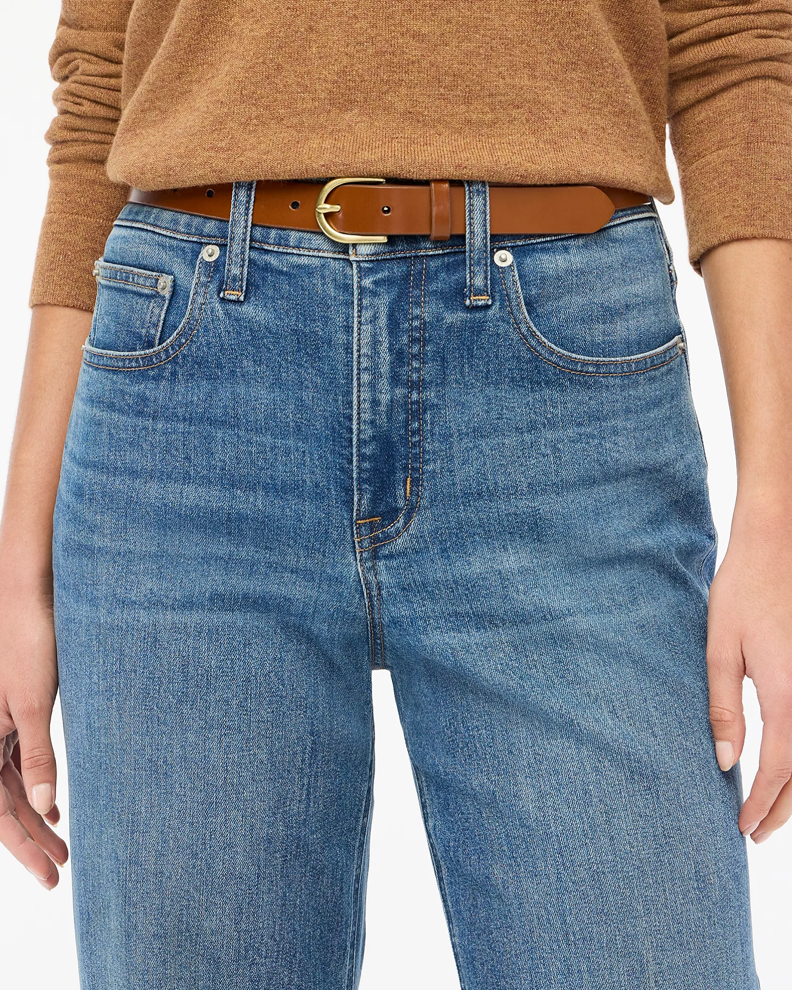Alternative view of J. Crew Factory classic wide-leg jean in all-day stretch
