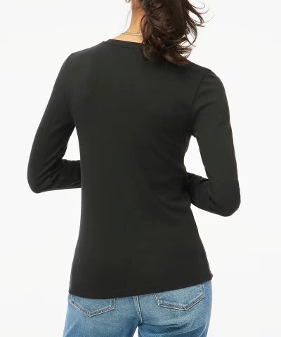 J. Crew Factory long-sleeve ribbed everyday tee - Image 13