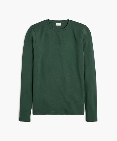 J. Crew Factory long-sleeve ribbed everyday tee - Image 5