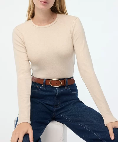 J. Crew Factory long-sleeve ribbed everyday tee - Image 19