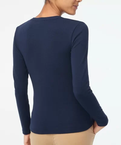J. Crew Factory long-sleeve ribbed everyday tee - Image 17