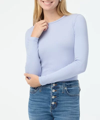 J. Crew Factory long-sleeve ribbed everyday tee - Image 21