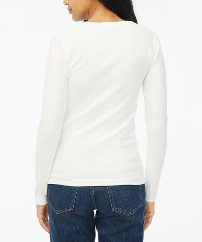 J. Crew Factory long-sleeve ribbed everyday tee - Image 9