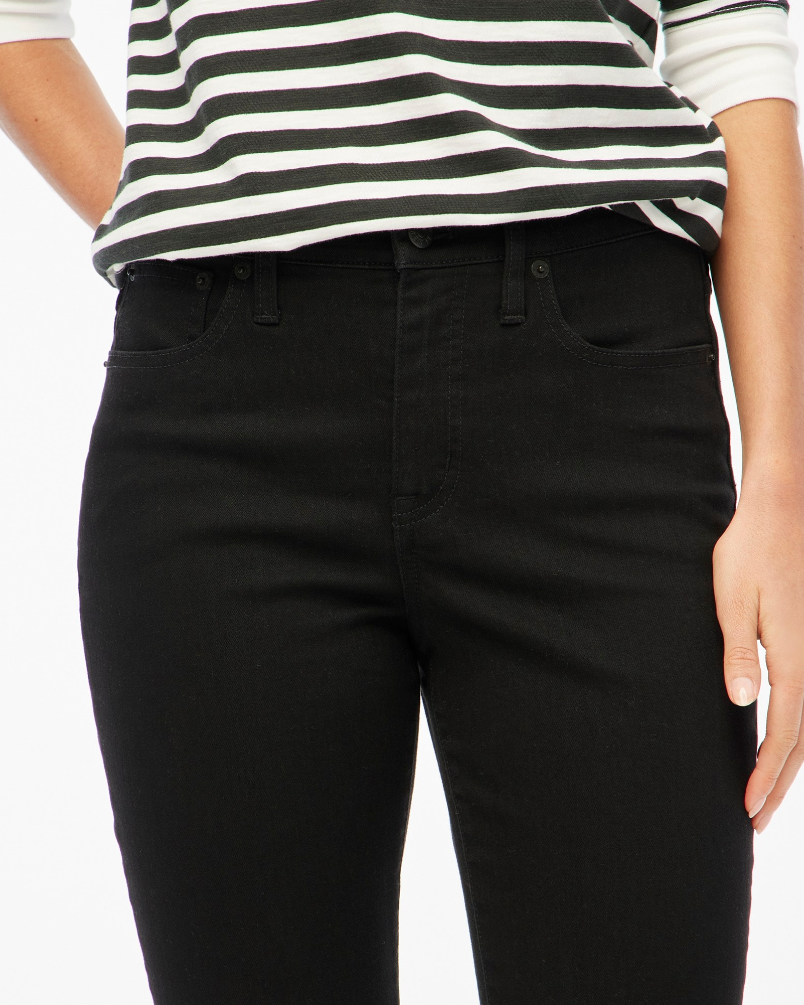 Alternative view of J. Crew Factory Essential straight jean in all-day stretch
