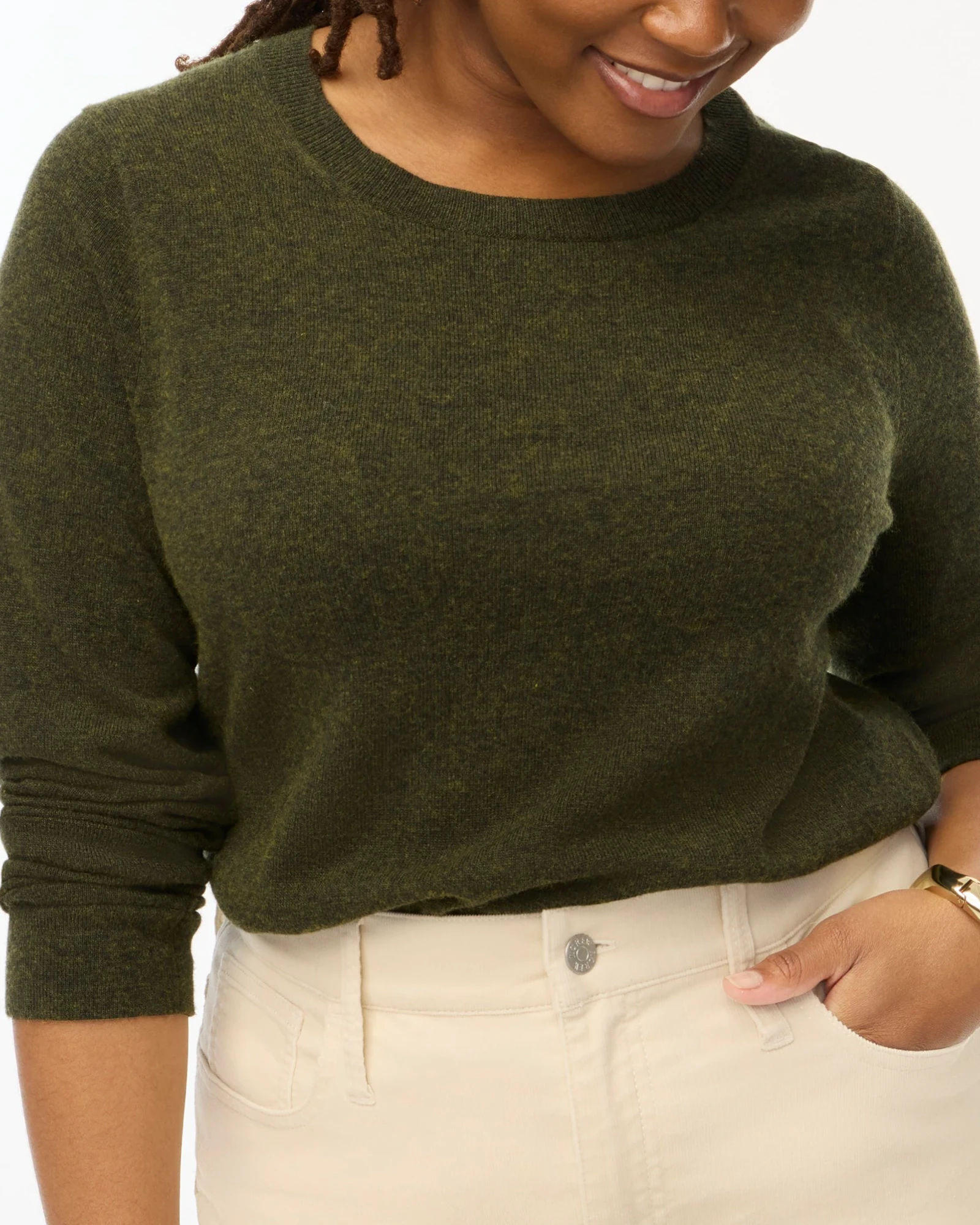 Alternative view of J. Crew Factory cotton-wool blend Teddie sweater