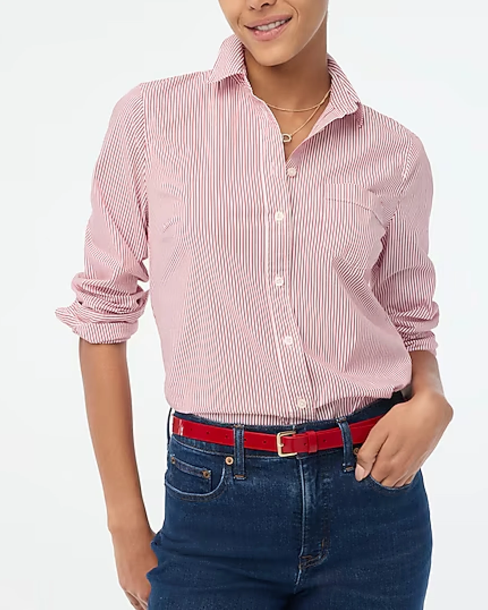 Alternative view of J. Crew Factory lightweight cotton-blend shirt in signature fit