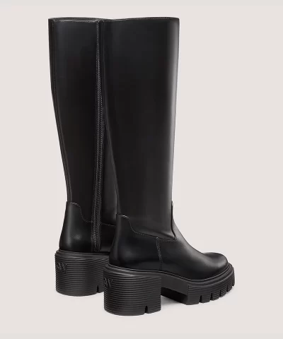 Stuart Weitzman Smooth Leather Soho Knee-High Boot - Image 4