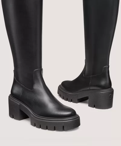 Stuart Weitzman Smooth Leather Soho Knee-High Boot - Image 3