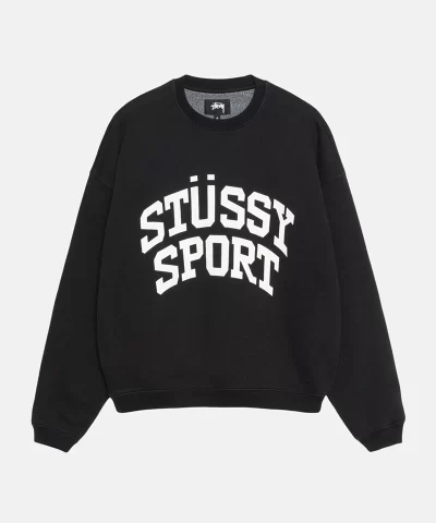 a black sweatshirt with white text