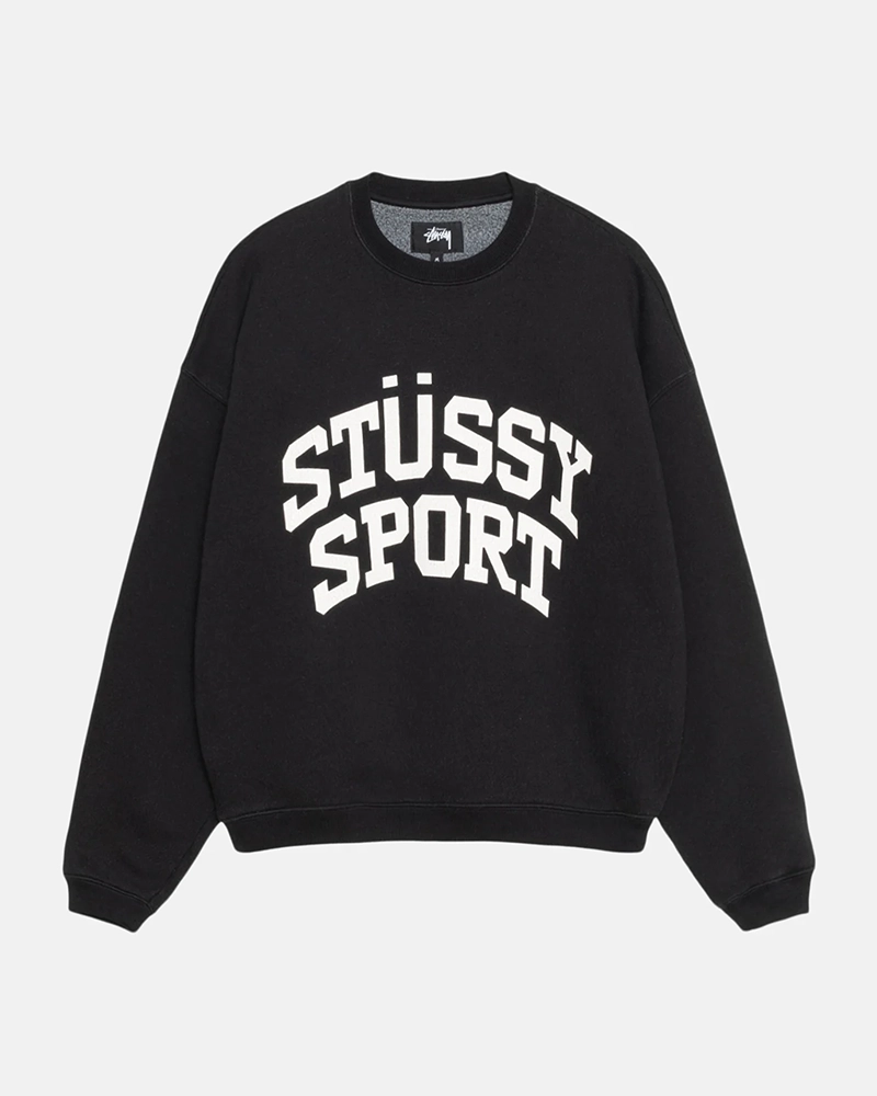 a black sweatshirt with white text