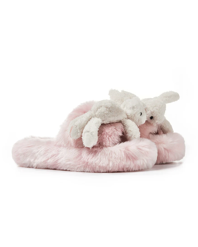 Alternative view of 13DE Marzo Logo Furry Plush Slipper