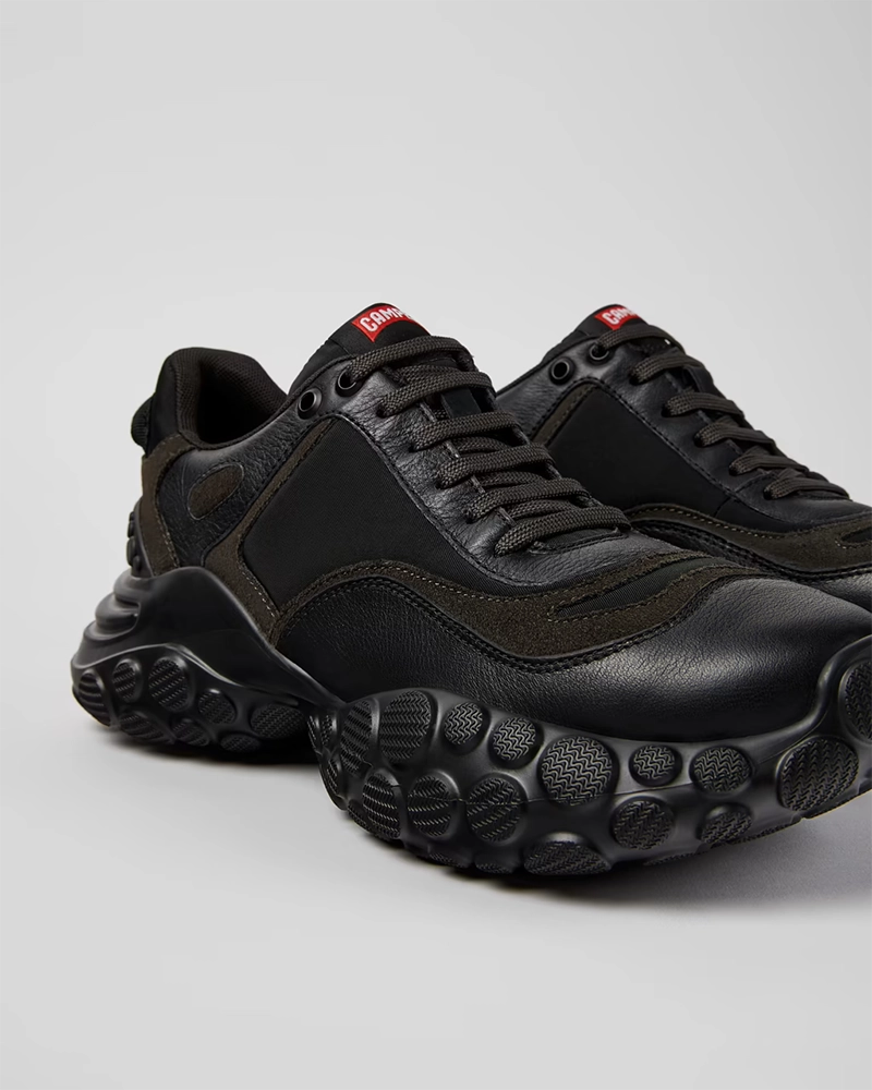 Alternative view of Camper Men's Pelotas Mars Black Textile and Nubuck Sneakers
