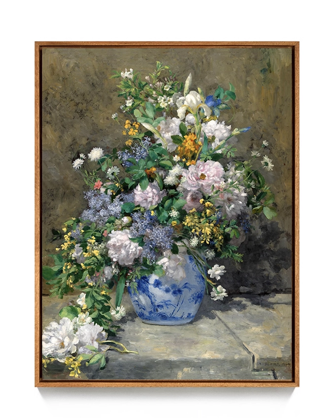 Alternative view of Moo Art Canvas Print "Spring Bouquet" by Pierre-Auguste Renoir