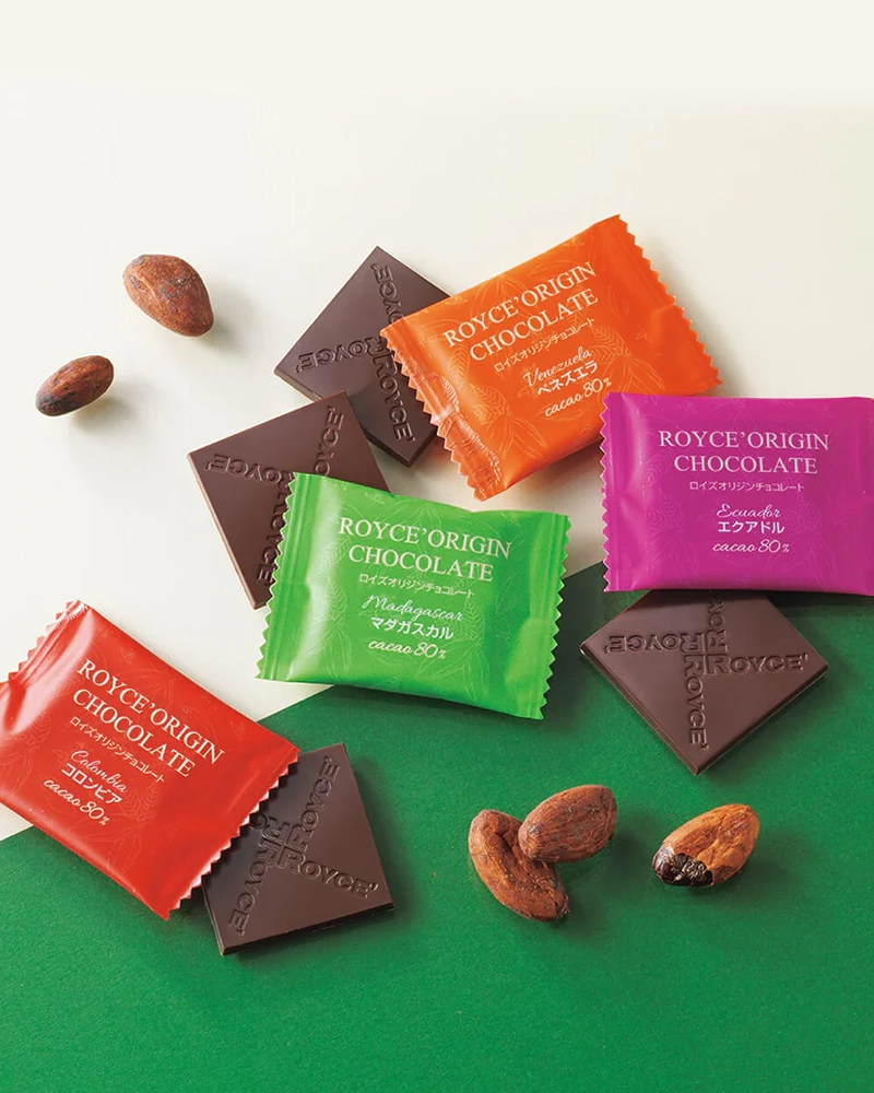 Alternative view of ROYCE' Origin Chocolate "Cacao 80%"