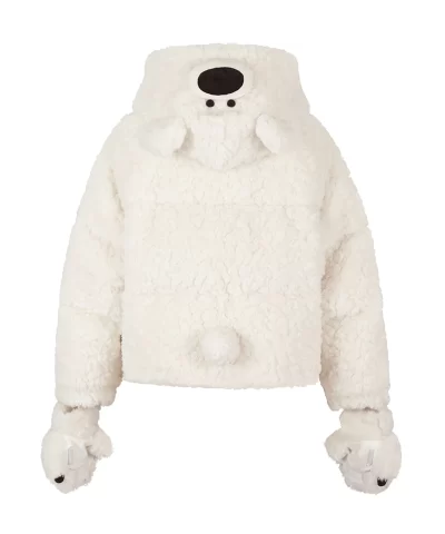 bear costume down jacket in white 13de marzo 892698