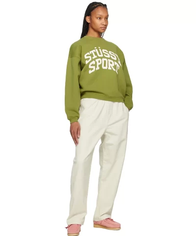 green big crackle sport sweatshirt 3