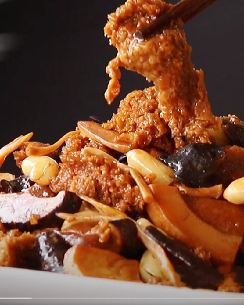 Alternative view of Shanghai Sixi Kaofu Gluten Salad (四喜烤麸)