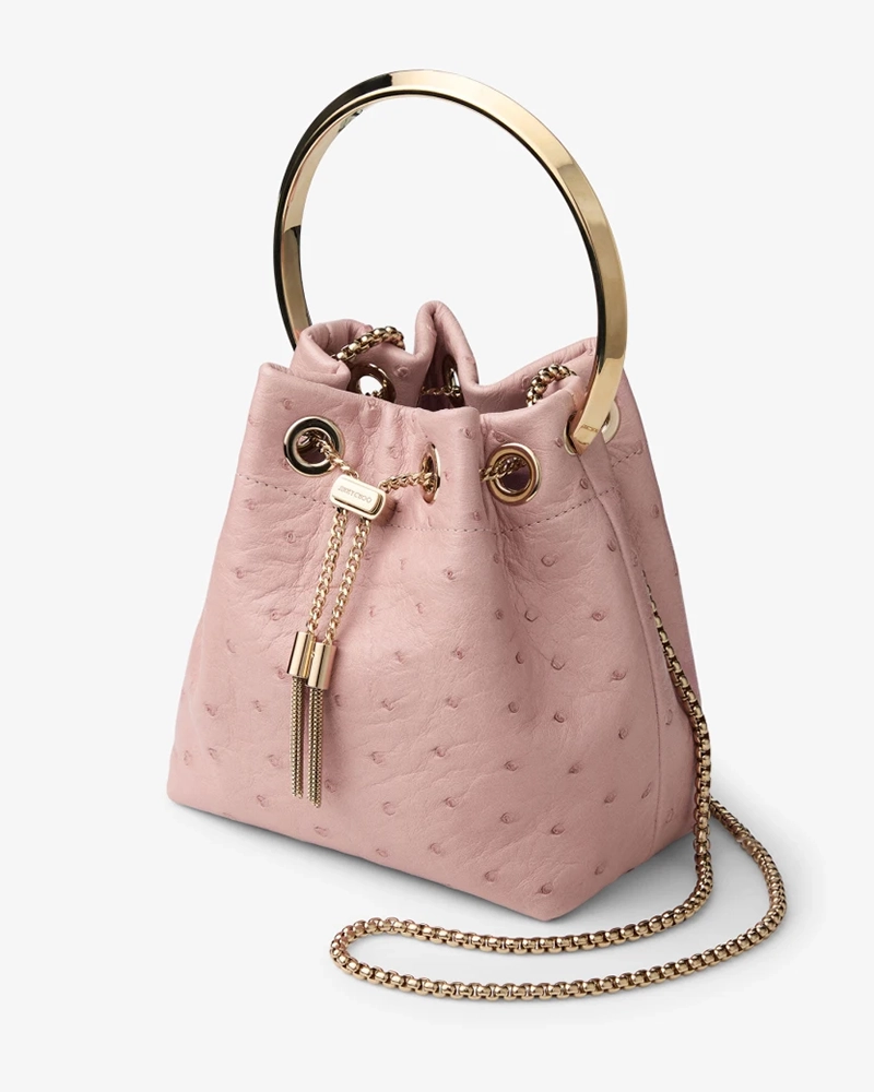 Alternative view of Jimmy Choo Bon Bon Ostrich Leather Bag
