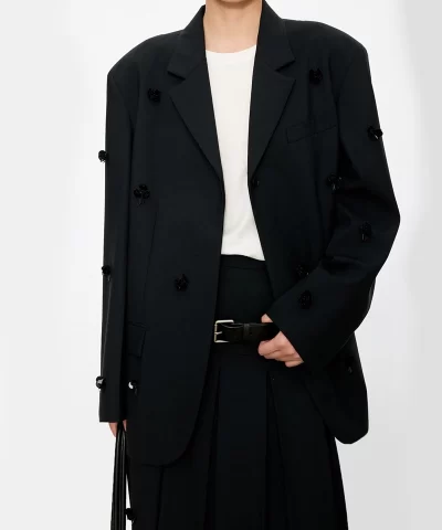 Alternative view of Chicjoc European Wool Classic Blazer