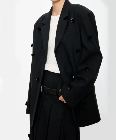 Chicjoc European Wool Classic Blazer - Image 3