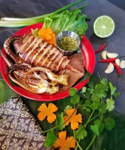grill squid