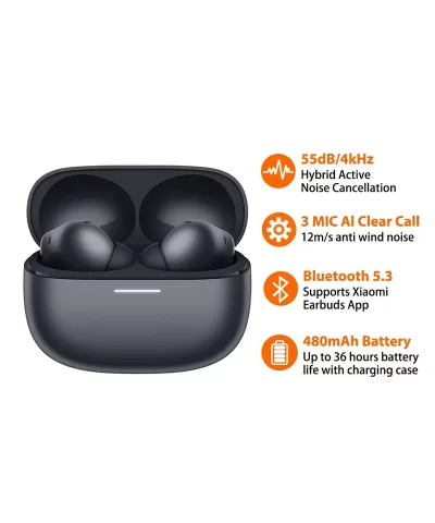 Alternative view of Xiaomi Redmi Buds 6 Pro TWS Earbuds Bluetooth 5.3 Earphone Noise Cancellation