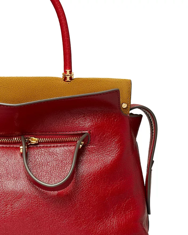 Alternative view of Tory Burch Mercer Distressed Satchel