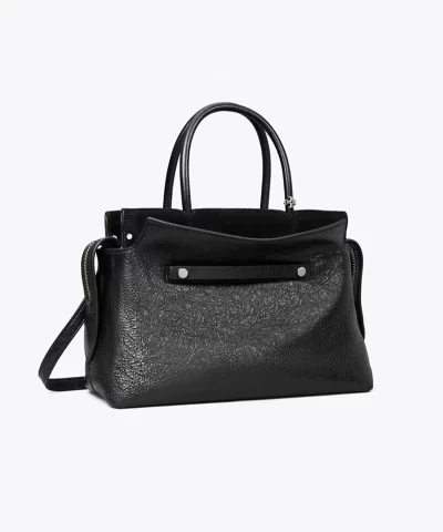 Alternative view of Tory Burch Mercer Distressed Satchel